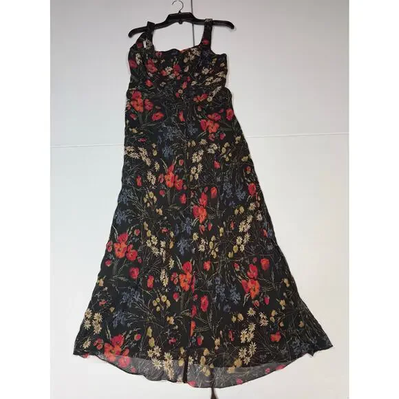Polo Ralph Lauren Floral Corset Chiffon Maxi Dress size 6 - Picture 6 of 7